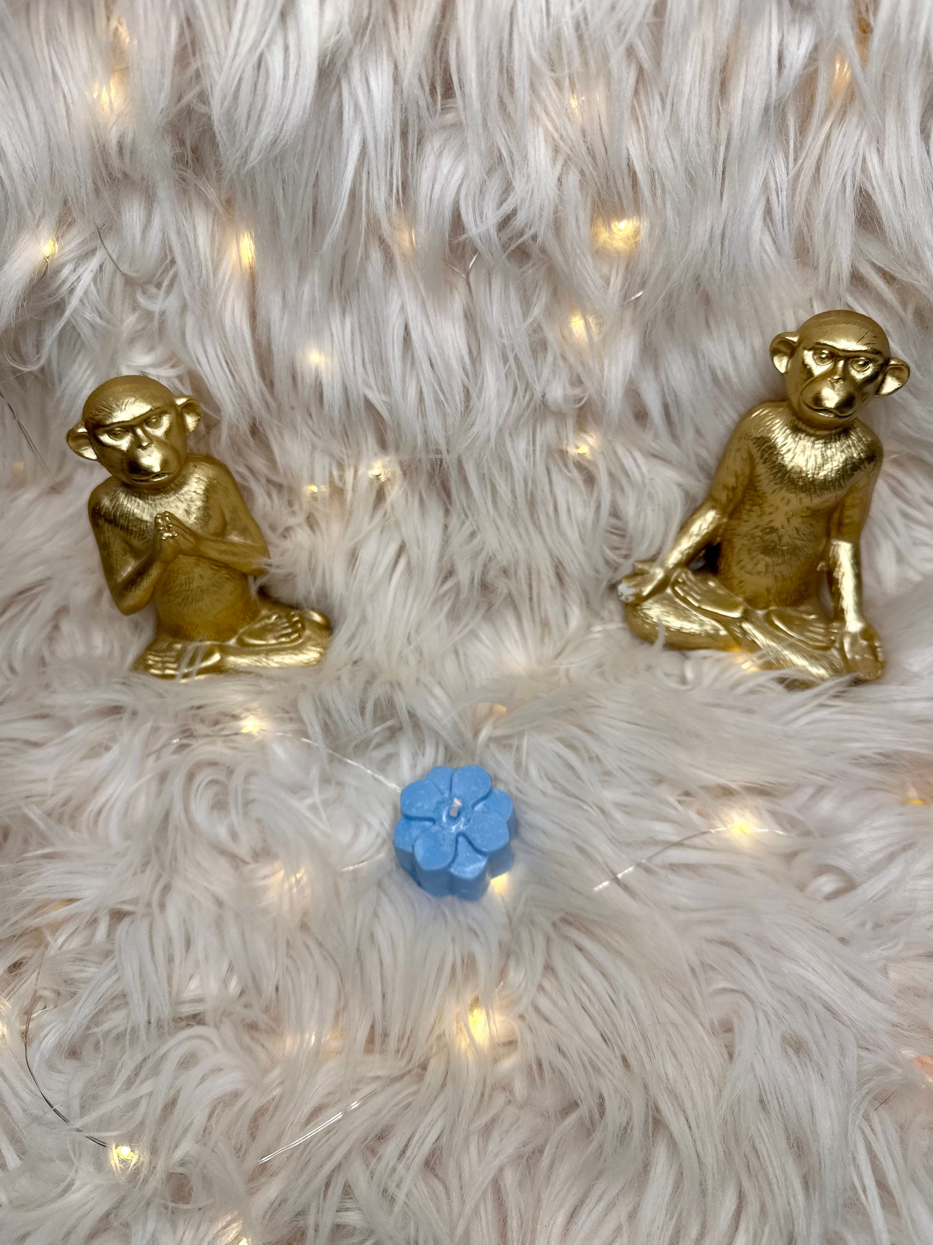 Bougie florale, monoï