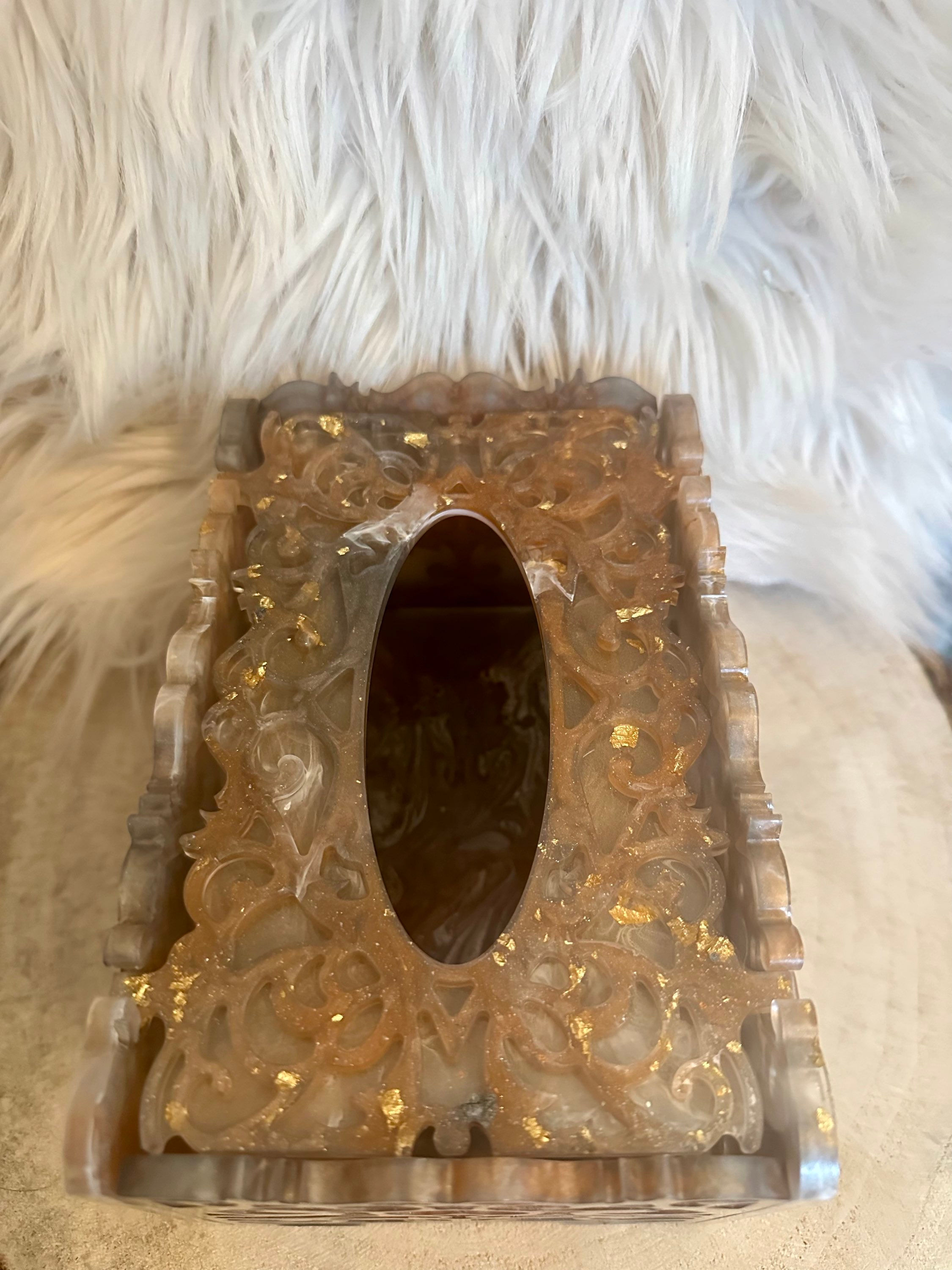 Boîte à mouchoirs, rectangulaire 