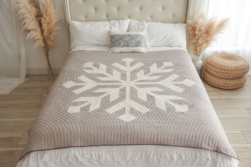 Thumbnail: Flake Quilt Paper Pattern