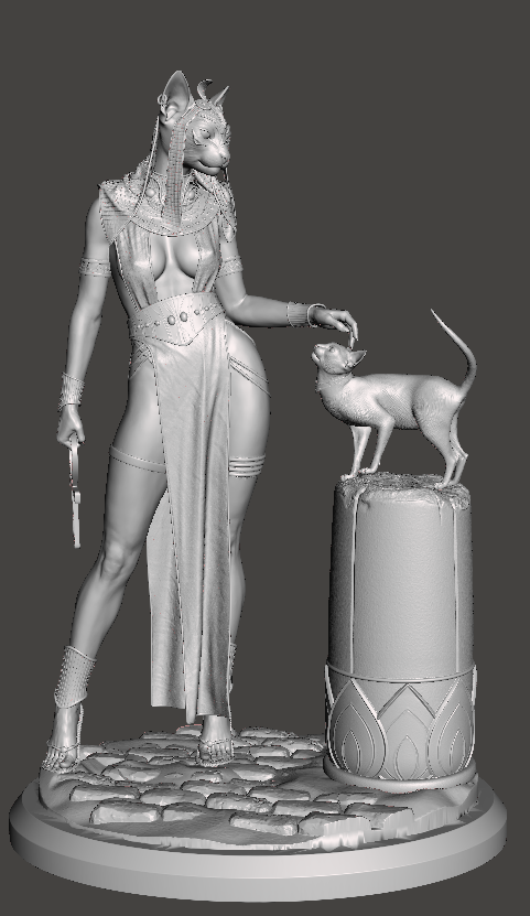 Bastet - (Deusas Egípcias) - Imagem em Resina