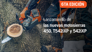Lanzamiento de las nuevas motosierras 450, T542iXP y 542iXP