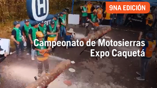 Campeonato de Motosierras en Expo Caquetá