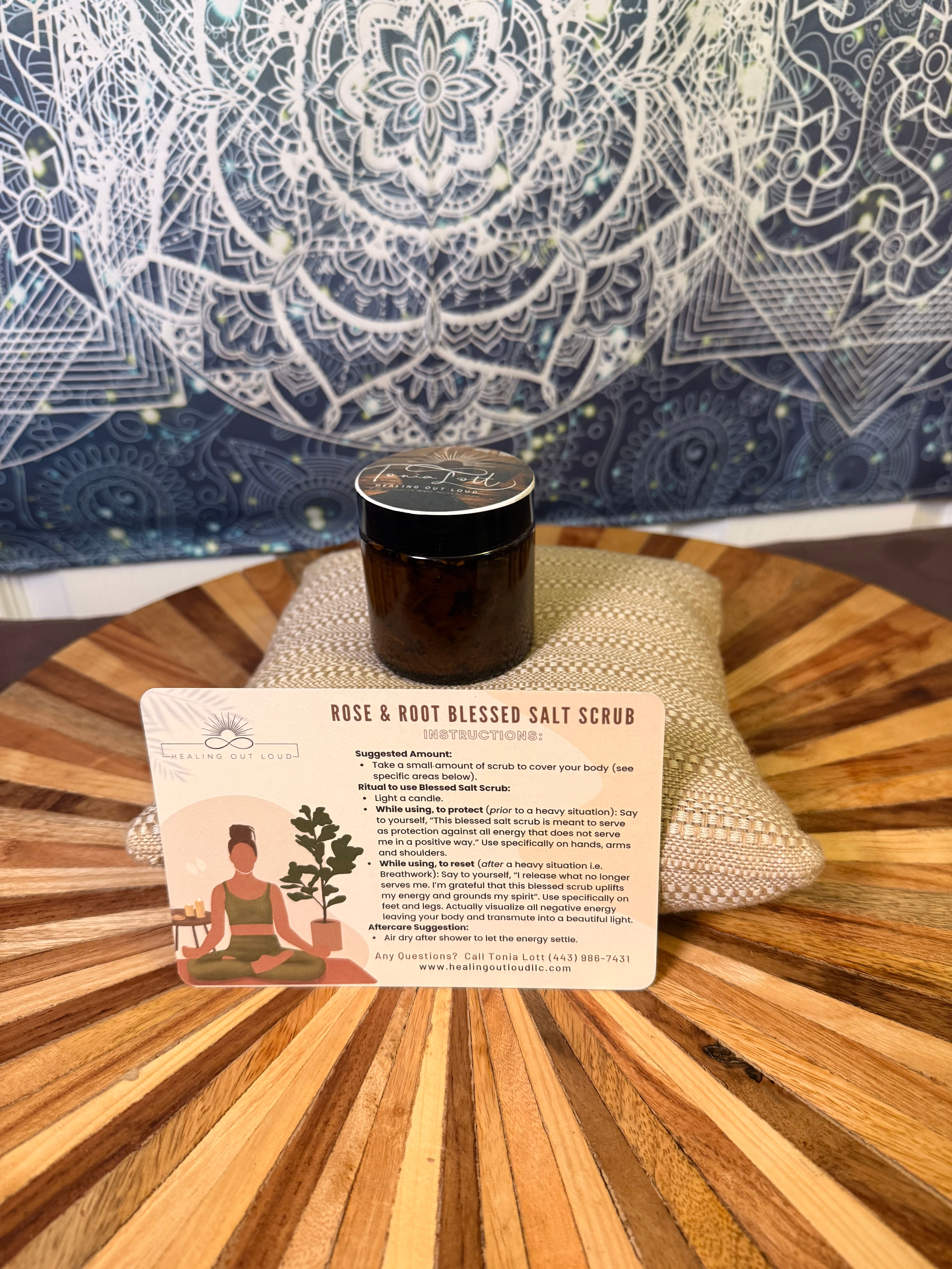 Rose & Root Blessed Salt Scrub