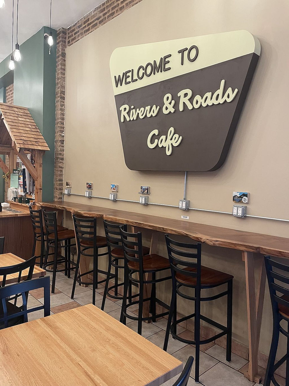 inside rivers and roads cafe
