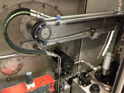 Umbilical reel with integrated HPU