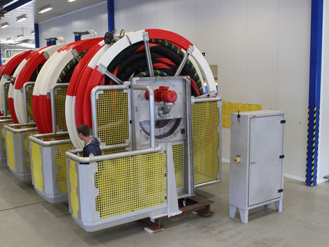 Bulk loading station for Sarabeo 5 oil rig