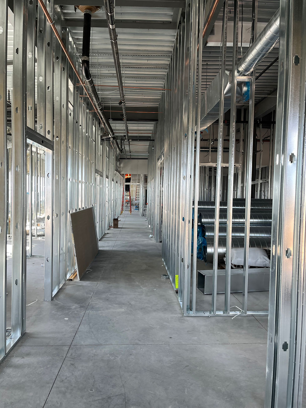 Commercial metal framing