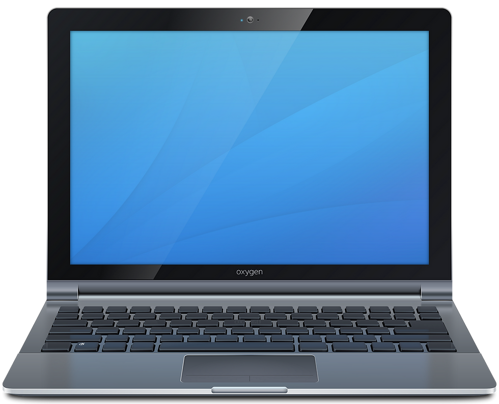 Laptop demonstrating Kate up-to-date technology