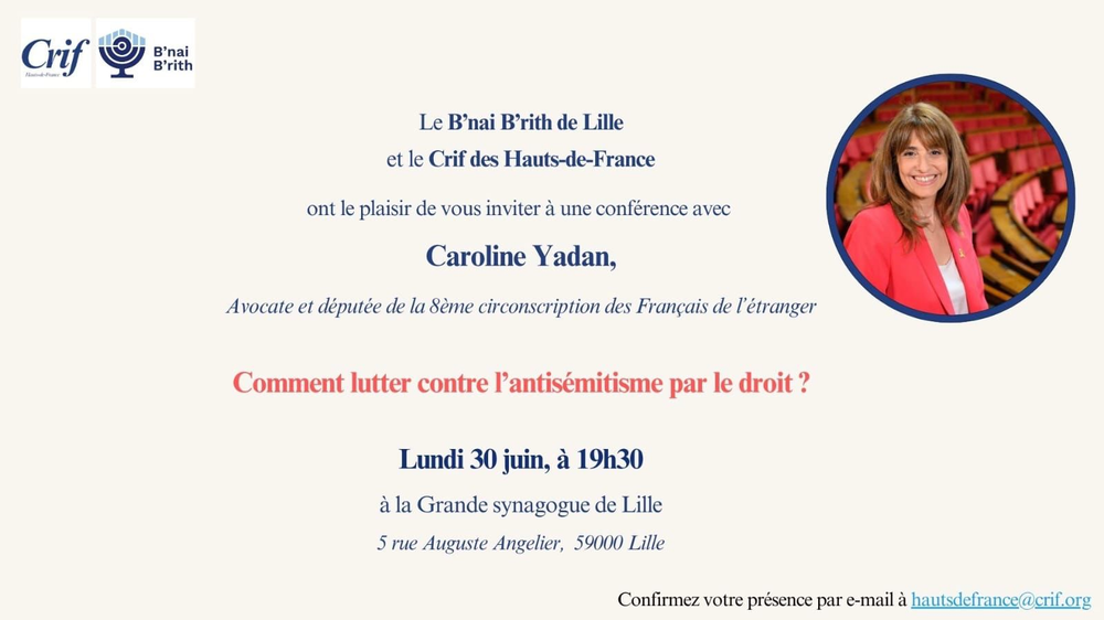 Caroline Yadan à Lille