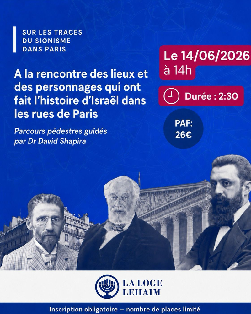 Sur les traces du sionisme dans Paris
