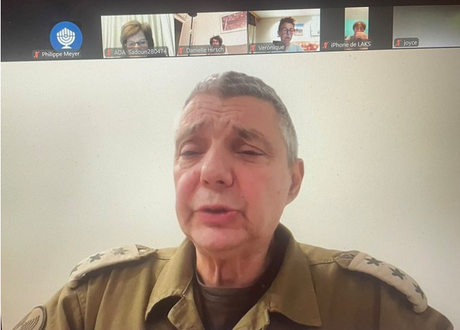 Le Colonel Olivier Rafowicz reçu par le B’nai B’rith France