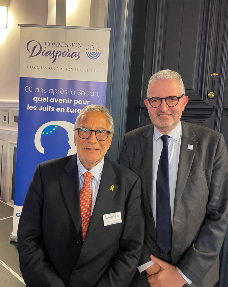 Grand succès pour le colloque « 80 ans après la Shoah, quel avenir pour les Juifs en Europe ? » organisé par la Commission Diasporas du BBF