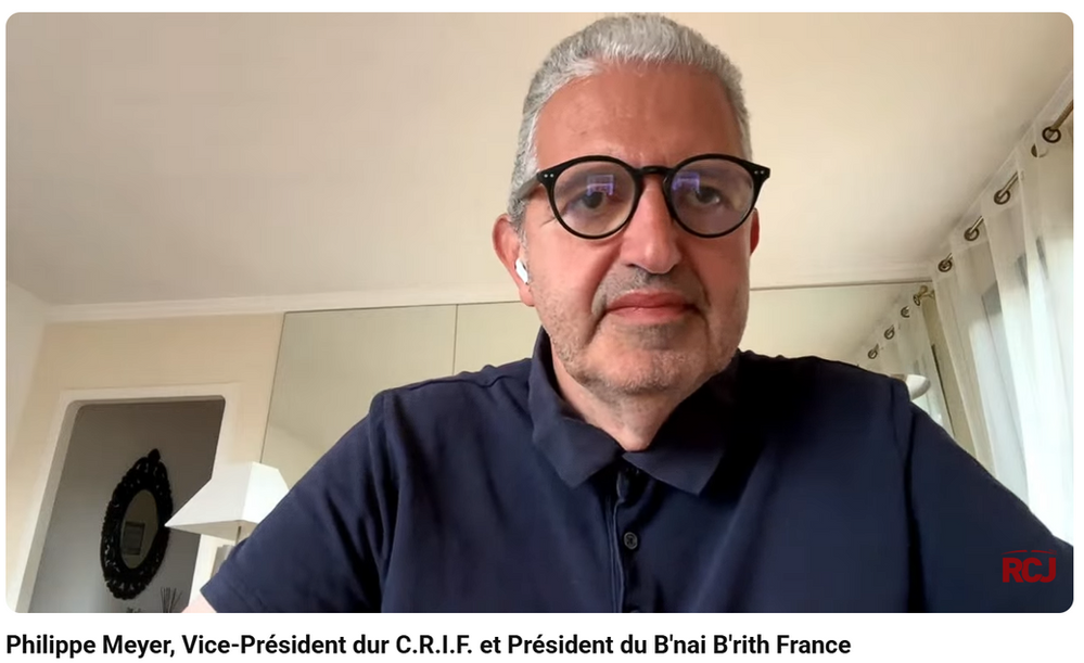 Philippe Meyer sur RCJ au sujet des universités d’été de LFI et actes antisémites de l’été