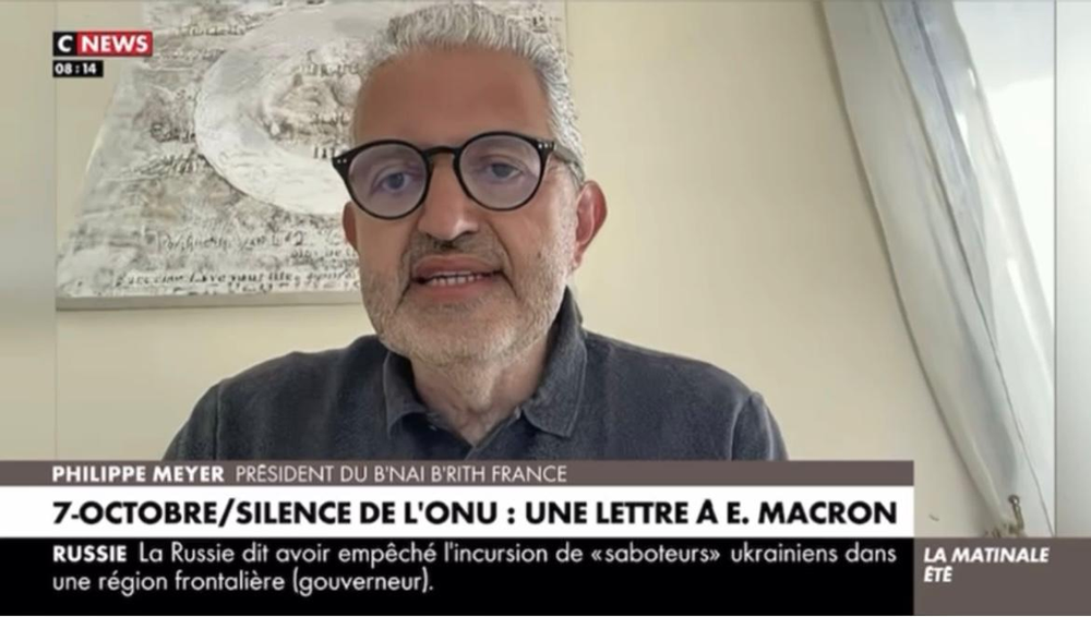 Philippe Meyer sur CNEWS à propos du scandale à l’ONU