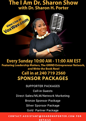I am Dr. Sharon Show Sponsor Packages-RE
