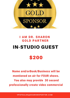 I am Dr. Sharon Show Sponsor Packages-RE