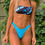 Miniatura: Bikini bandeau batik - Oasis