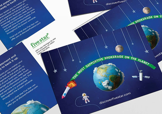 Support postcards