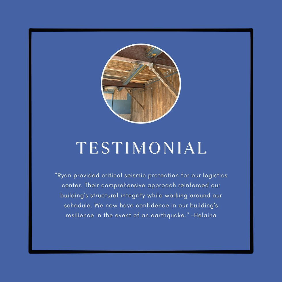 Seattle Seismic Warehouse Earthquake Retrofit