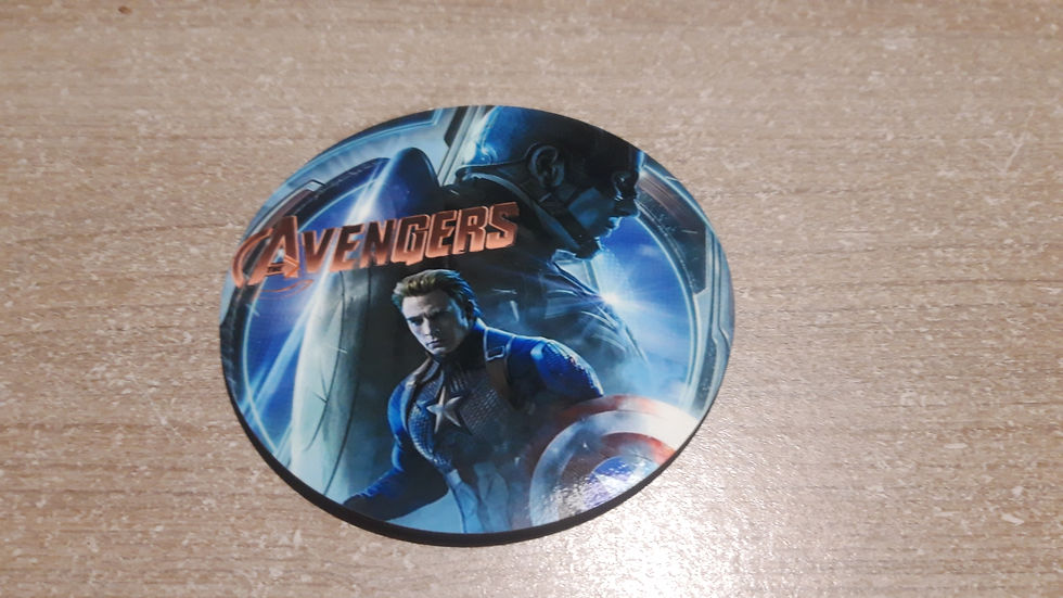 Miniature : Lot de 6 sous-verres en mdf 