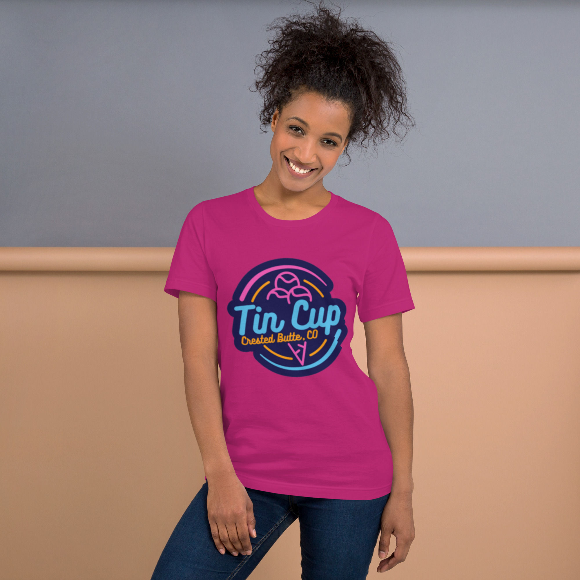 Unisex t-shirt with NEON logo