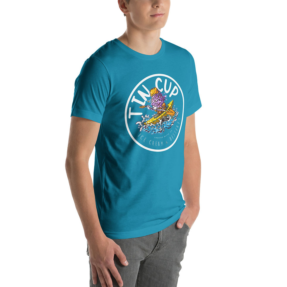 Thumbnail: Unisex t-shirt with Kayaking Cone