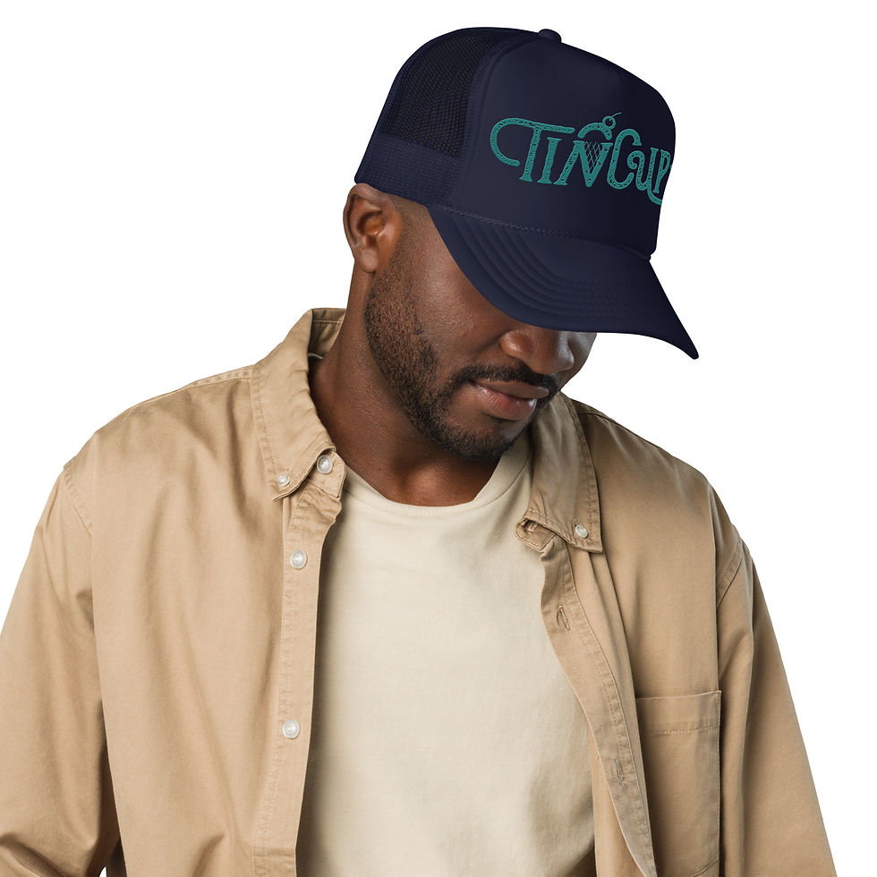 Thumbnail: Foam trucker hat - Tin Cup in Teal