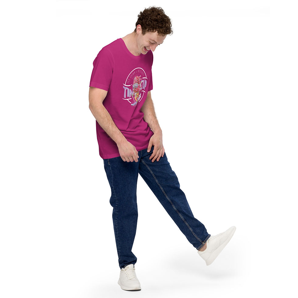 Thumbnail: Unisex t-shirt with Cone on Skis