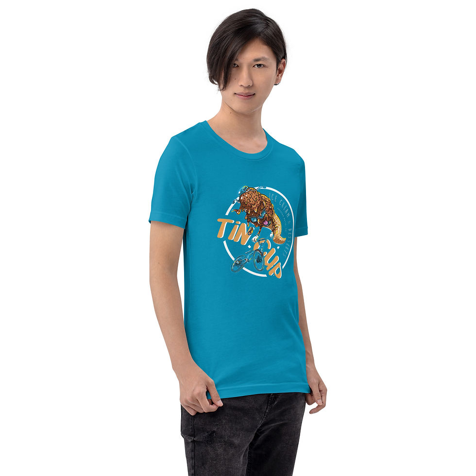 Thumbnail: Unisex t-shirt with Mtn Bike Cone