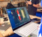 Programing team focuses to finish code and running them through a digital model