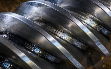 A worm gear manufactured by our engineers