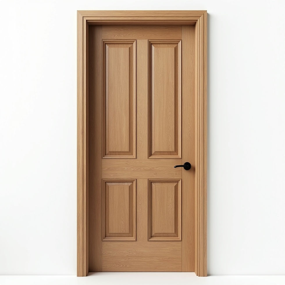 Salvaged Solid Oak Entry
