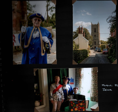 Our Town Crier and Music by Zena at the Art Exhibition
