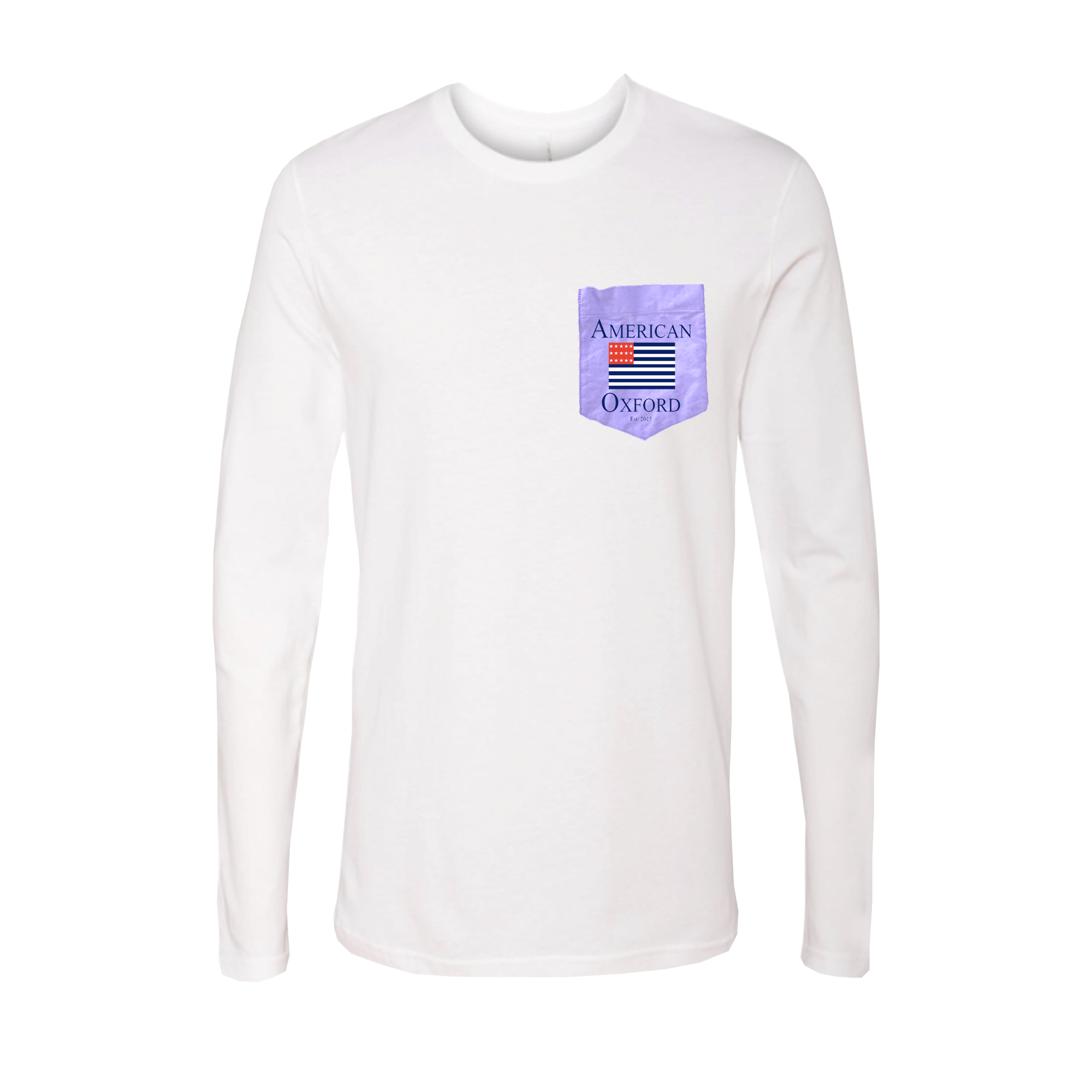 Signature American Oxford Purple Pocket