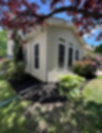Eldersburg local landscape company fresh mulch and shrubs