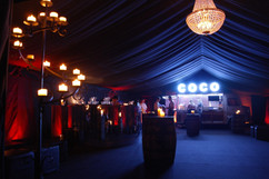 A launch events for a catering company at their own premises