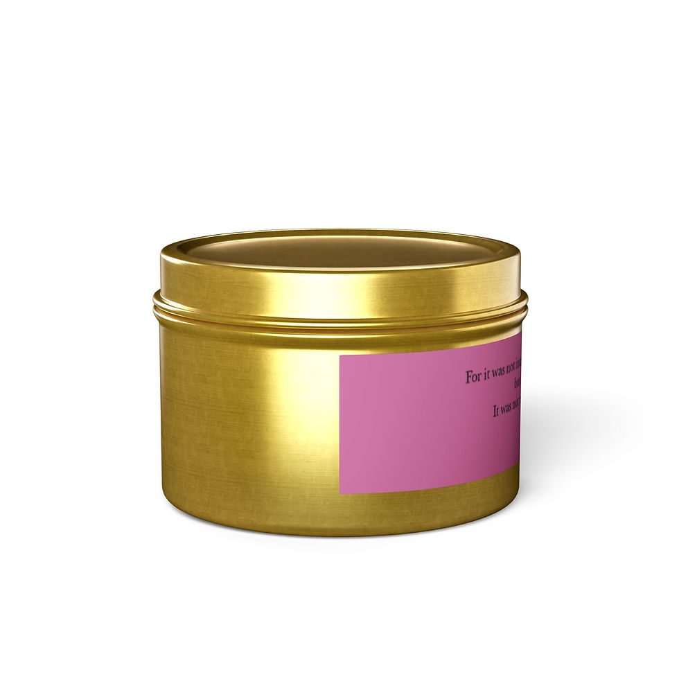 Thumbnail: Inspirational Tin Candle - Heartfelt Quote for Relaxation & Reflection