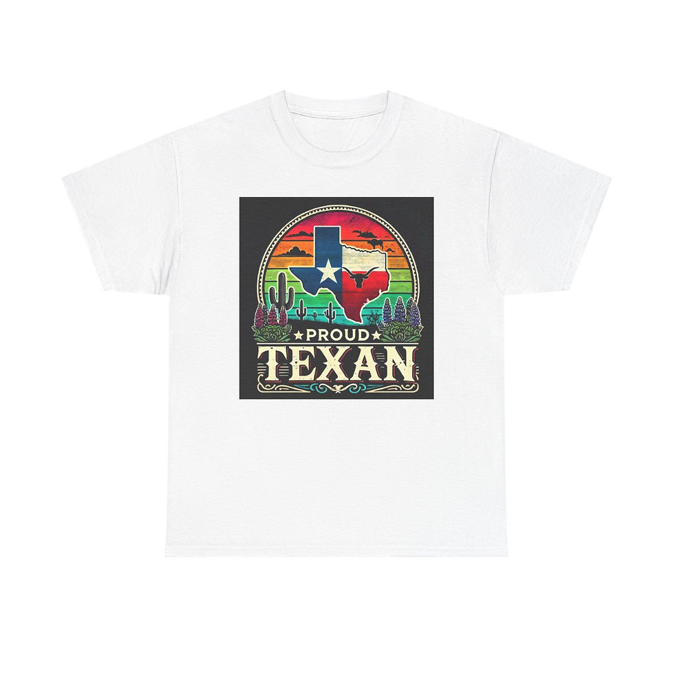 Thumbnail: Proud Texan Unisex Heavy Cotton Tee