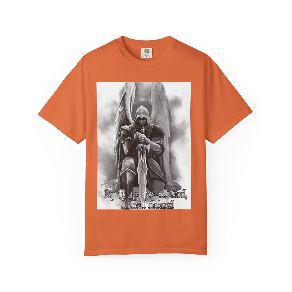 Thumbnail: Angle Warrior / Jesus Unisex T-shirt