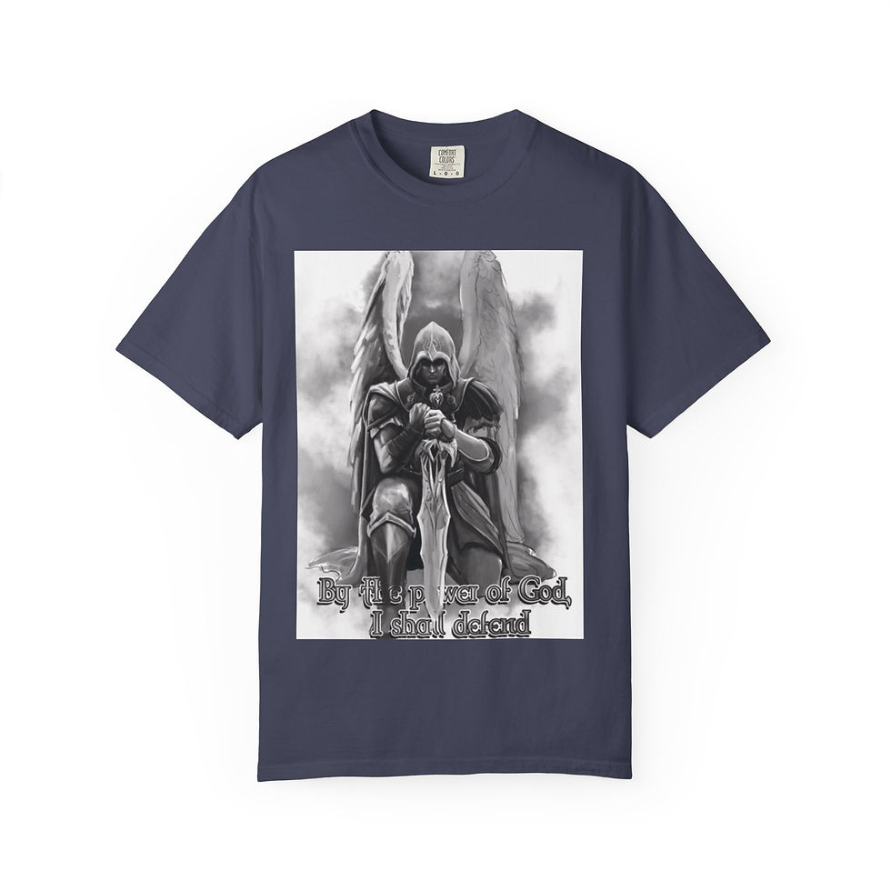 Thumbnail: Angle Warrior / Jesus Unisex T-shirt