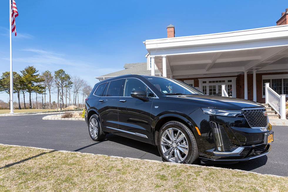 luxury black car ready for your multi stop schedules in new york