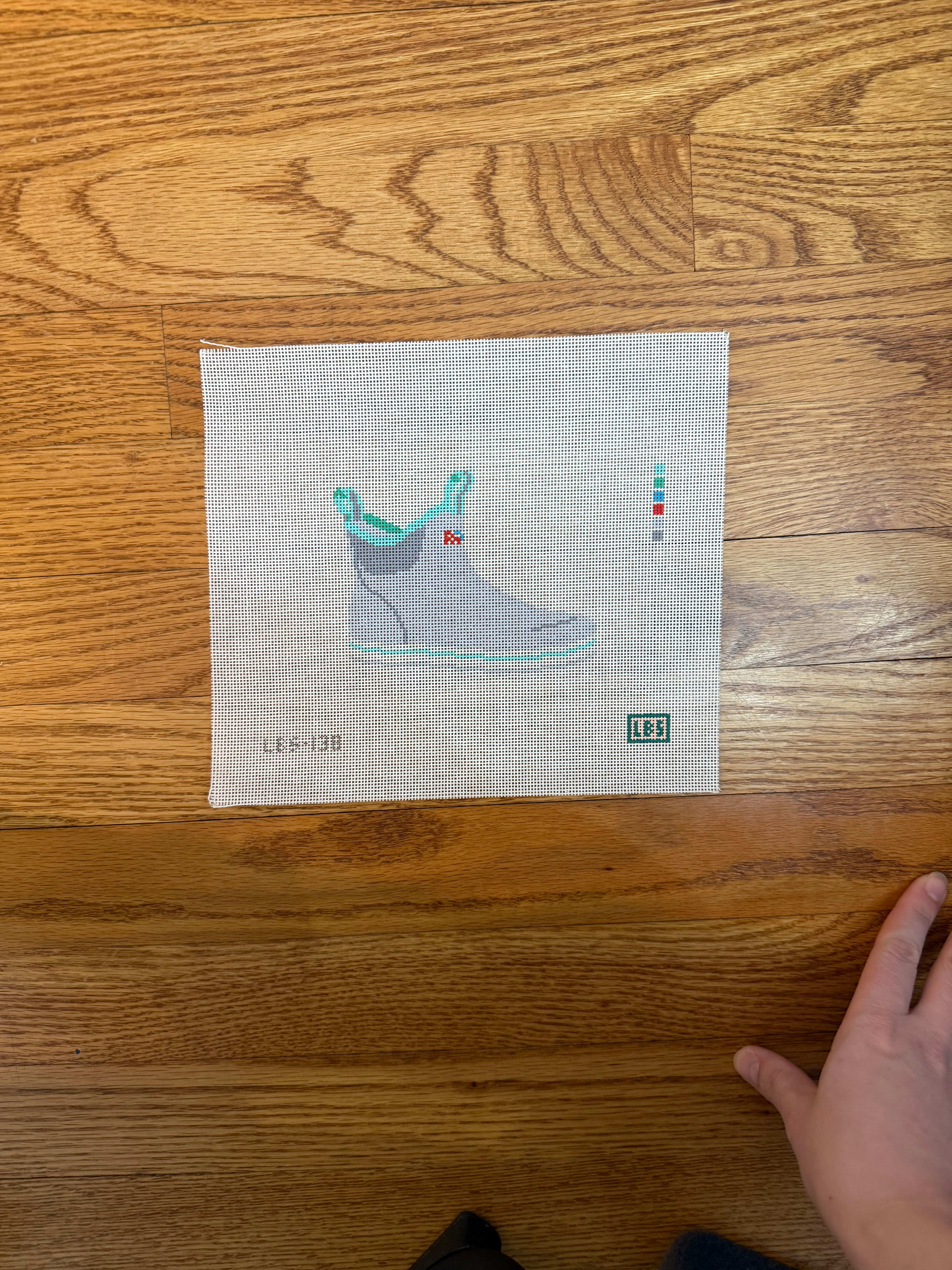 Xtratuf Fishing Boot Aqua/Grey Canvas - Le Beau Stitch