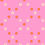 Thumbnail: Diamond Flowers Flamingo Fabric - Best Day Ever - Ruby Star Soci