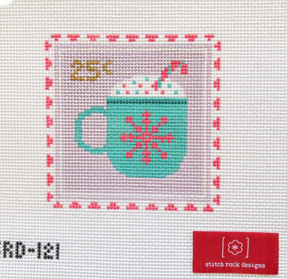 Hot Cocoa Stamp Canvas - Stitch Rock
