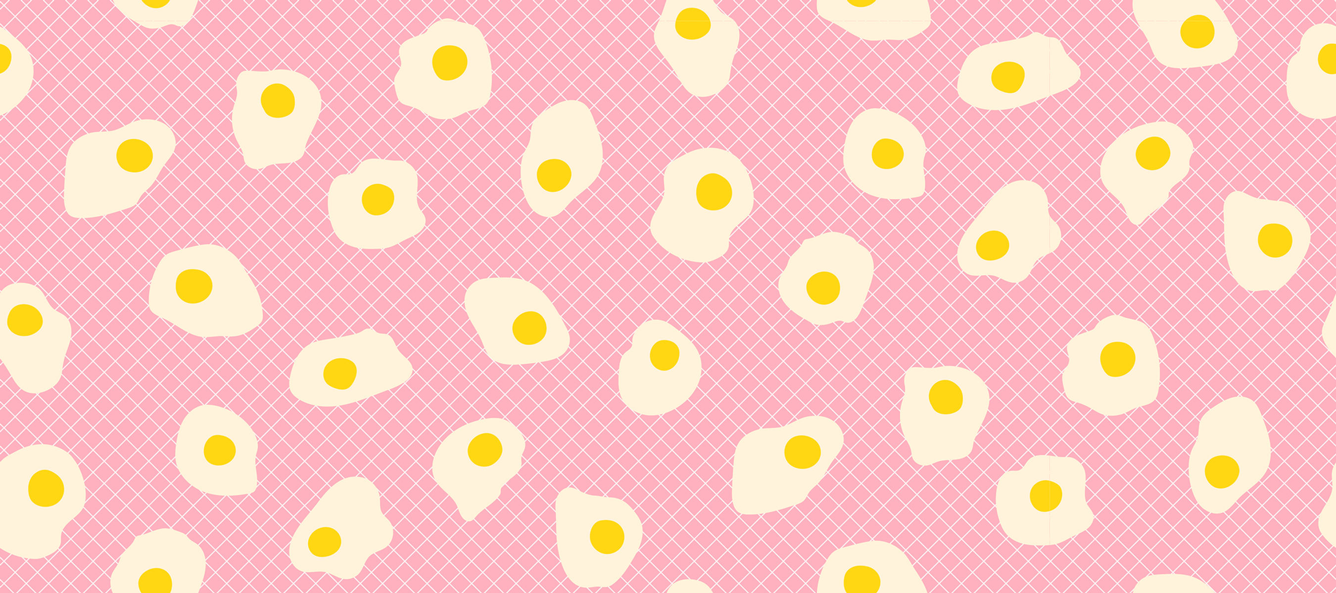 Fried Eggs Posy  Fabric - Eggs and Friends - Ruby Star Society