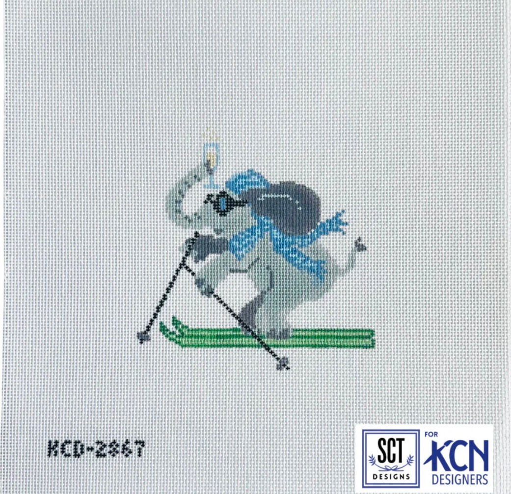 La Dolce Vita - Alpine Elephant - KCN Needlepoint