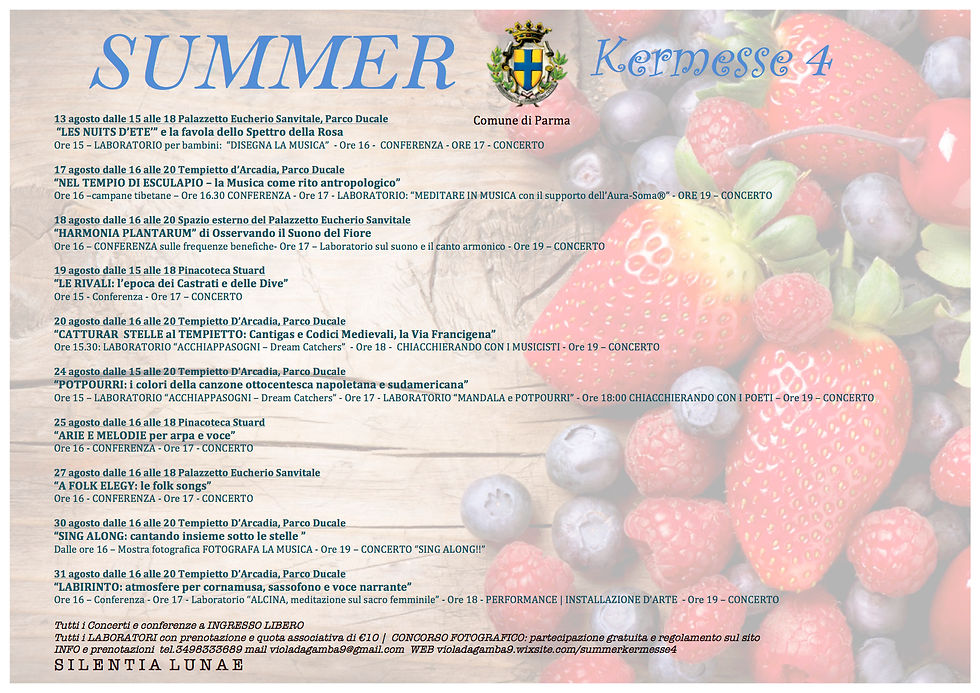 SUMMERKERMESSE 2017 Locandina