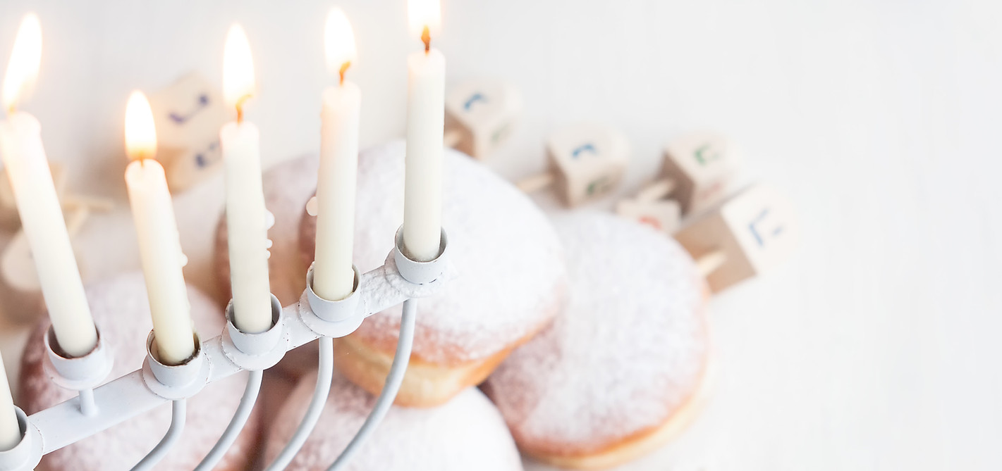 Hanukkah Celebration Setup