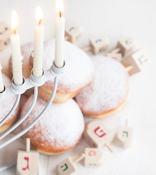 Hanukkah Celebration Setup