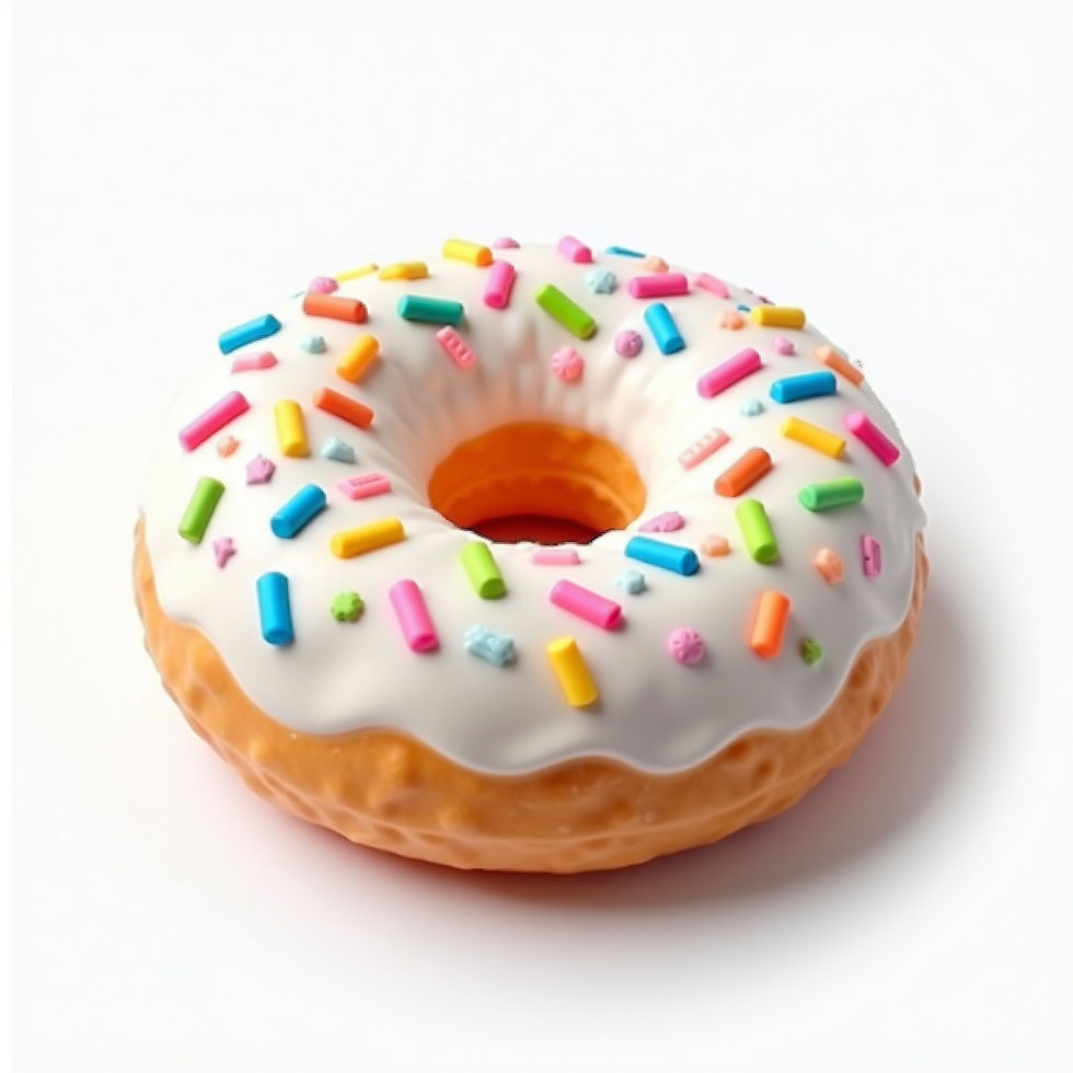 Rainbow Sprinkle Donut